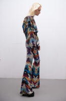 knit Oversized Crop sweatshirt - Typelove