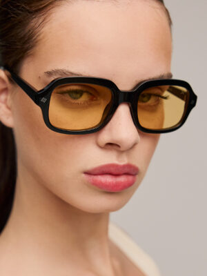 AV Sunglasses - ACE Black/Orange