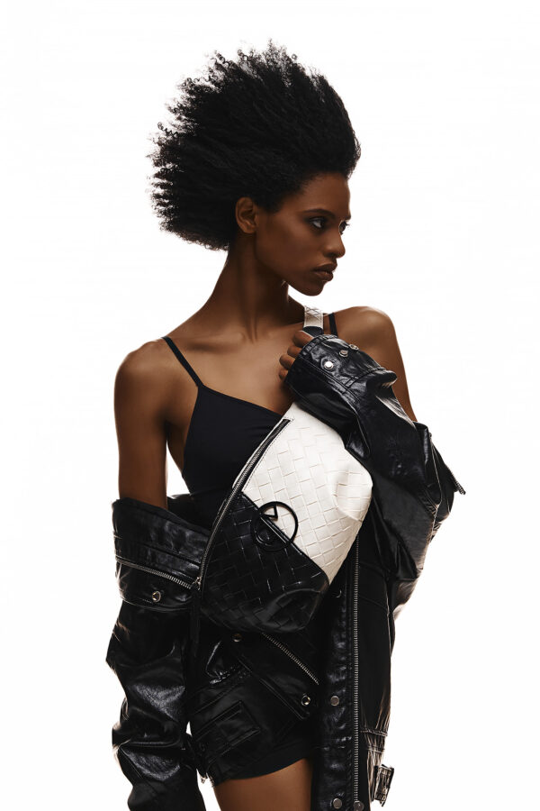 CHRISTINA MALLE - Black/White Street Bag