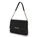 CHRISTINA MALLE - Black Straw Messenger
