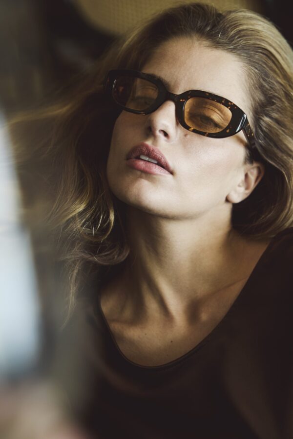 AV Sunglasses - Paris Brown/Orange