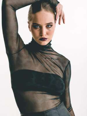 Leo Green Mesh Top - Typelove