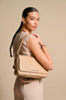 CHRISTINA MALLE - Beige Straw Mini Bag
