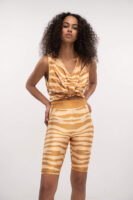 Biker Shorts Zebra Nude - Typelove