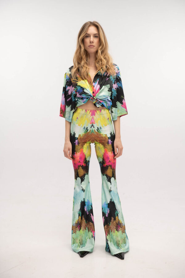 Flared Pants Flower Bomb - Typelove