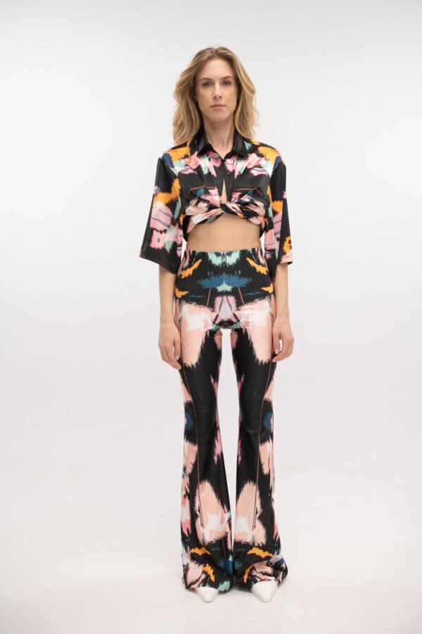 Flared Pants Pastel Noir - Typelove