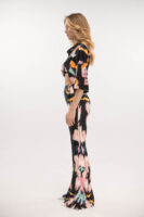 Flared Pants Pastel Noir - Typelove