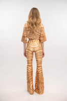 Flared Pants Zebra Nude - Typelove