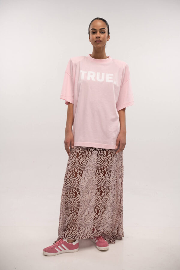 Lace Skirt Burgundy - Typelove