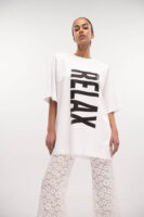 Oversized T-Shirt Relax White - Typelove