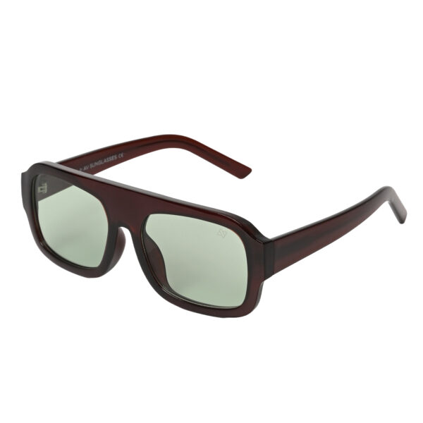 AV Sunglasses - Mila Burgundy/Green