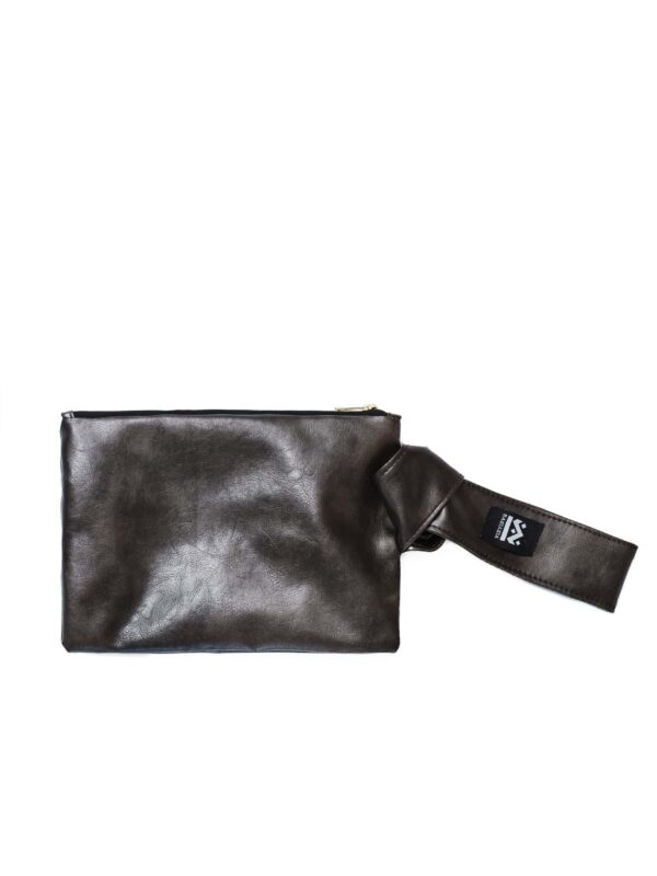 Χειροποίητη Τσάντα Long Letter- METALLIC GREY