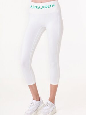 ALTRA-VOLTA - Signature Emblem White Leggings