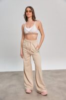 ALTRA-VOLTA - Relaxed Comfort Wide Leg Φόρμα σε Απόχρωση Dark Sand
