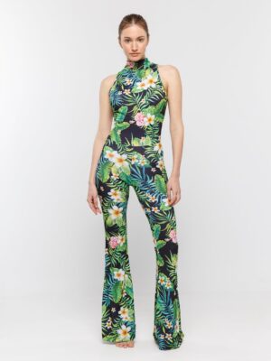 ALTRA-VOLTA - Safari Chic Stunner Ολόσωμη Φόρμα με Jungle Print