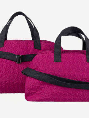 STARS BURGUNDY WEEKEND AND GETAWAY BAG