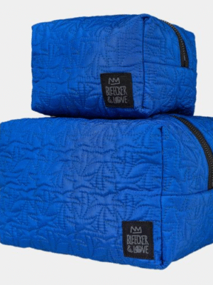 PALM TREE BLUE POUCH