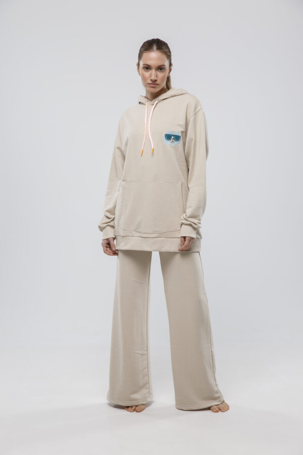 Oversized Hoodie Beige