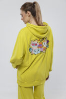 ALTRA-VOLTA - Relaxed Comfort Wide Leg Φόρμα σε Απόχρωση Lime