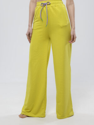 ALTRA-VOLTA - Relaxed Comfort Wide Leg Φόρμα σε Απόχρωση Lime