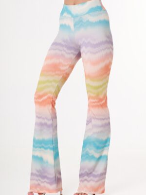 Chic bootcut militaire πολύχρωμο κολάν