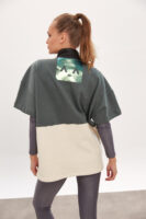 Layered Zip Sweatshirt