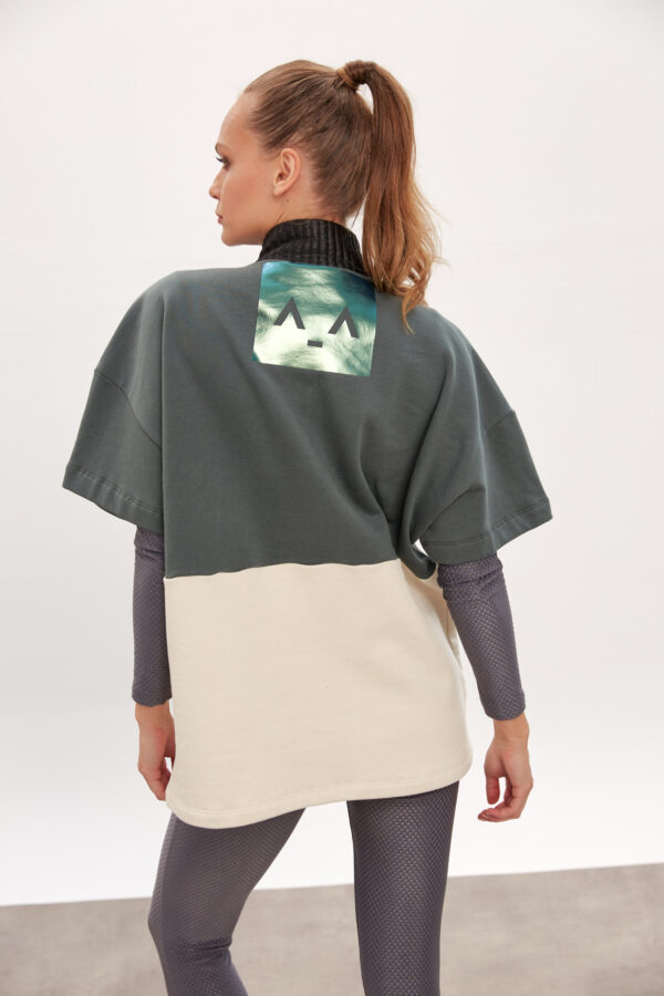 Layered Zip Sweatshirt