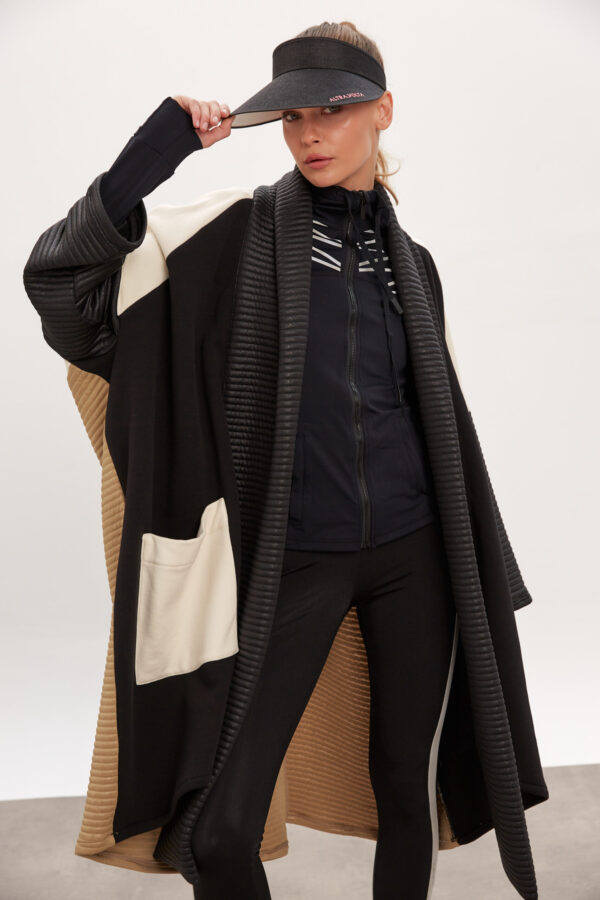 Hybrid Quilted Kimono Coat