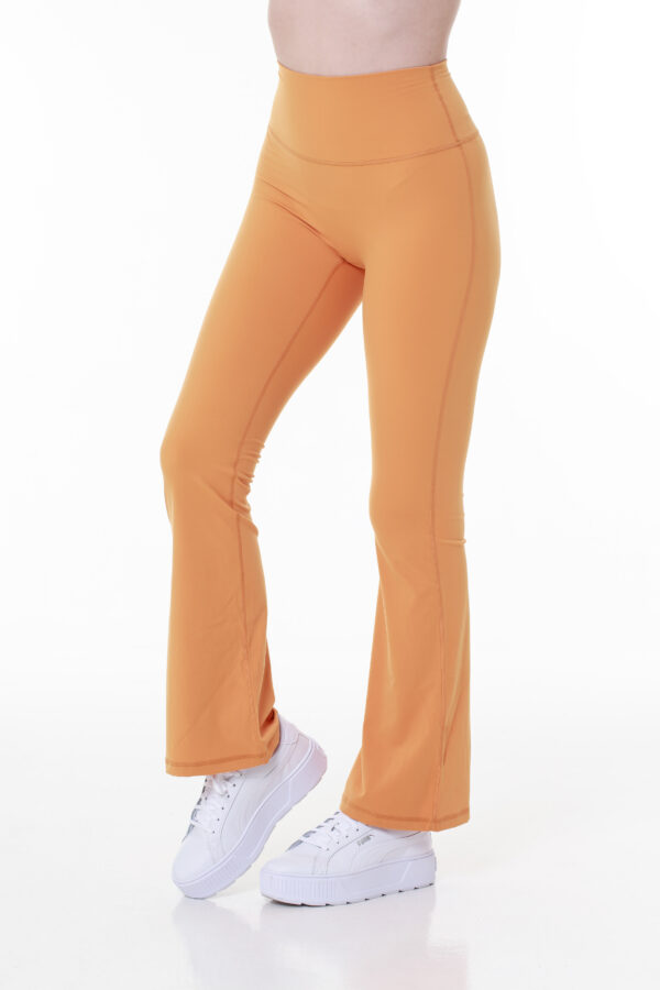Orange Flare Legging