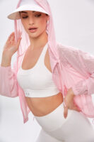 ALTRA VOLTA Sheer Hooded Jacket