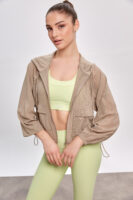ALTRA VOLTA Sheer Hooded Jacket