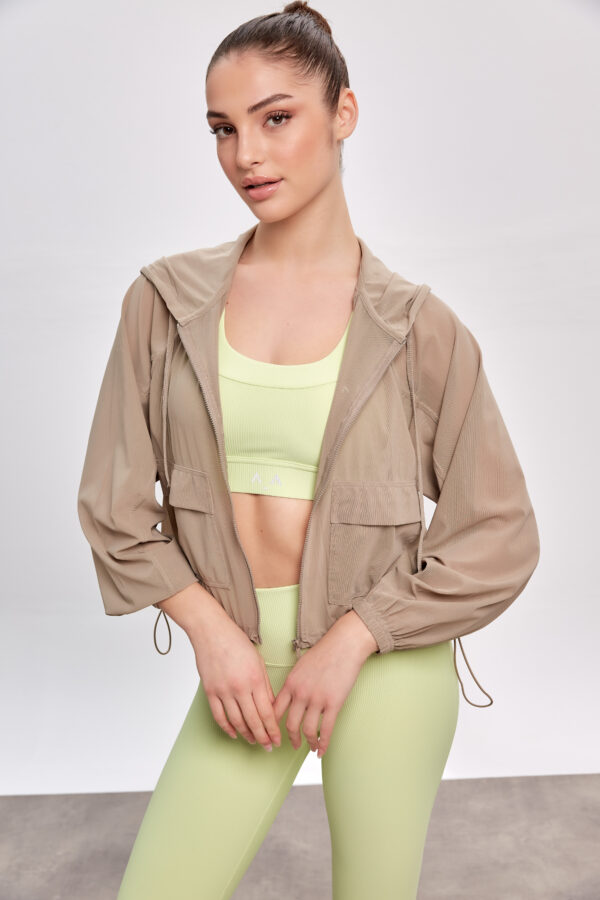 ALTRA VOLTA Sheer Hooded Jacket