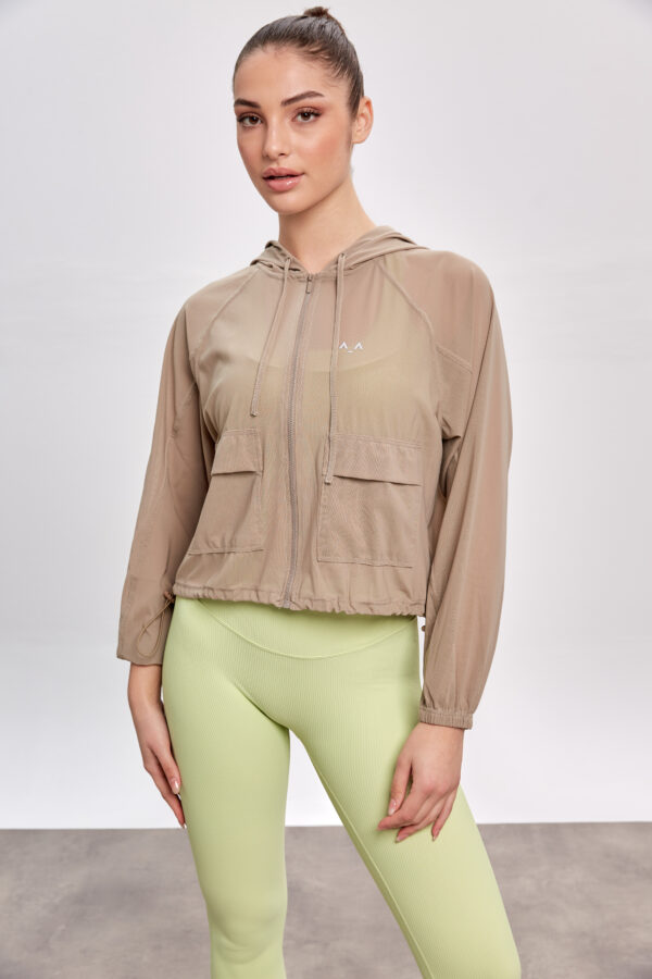 ALTRA VOLTA Sheer Hooded Jacket