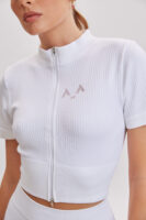 Chic Edge Black Cropped Top Jacket