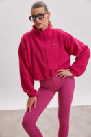 Fuchsia Zip Fleece