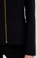 Σακάκι Μαύρο με Χρυσό Φερμουάρ