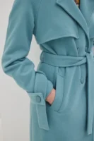 Σταυρωτό Παλτό με Ζώνη