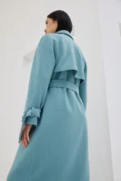 Σταυρωτό Παλτό με Ζώνη