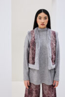 Γιλέκο με γούνινη επένδυση