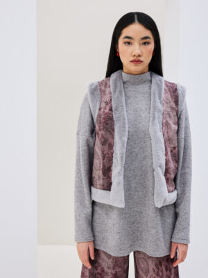 Γιλέκο με γούνινη επένδυση