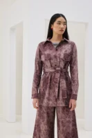 Εμπριμέ Τζιν Πουκάμισο