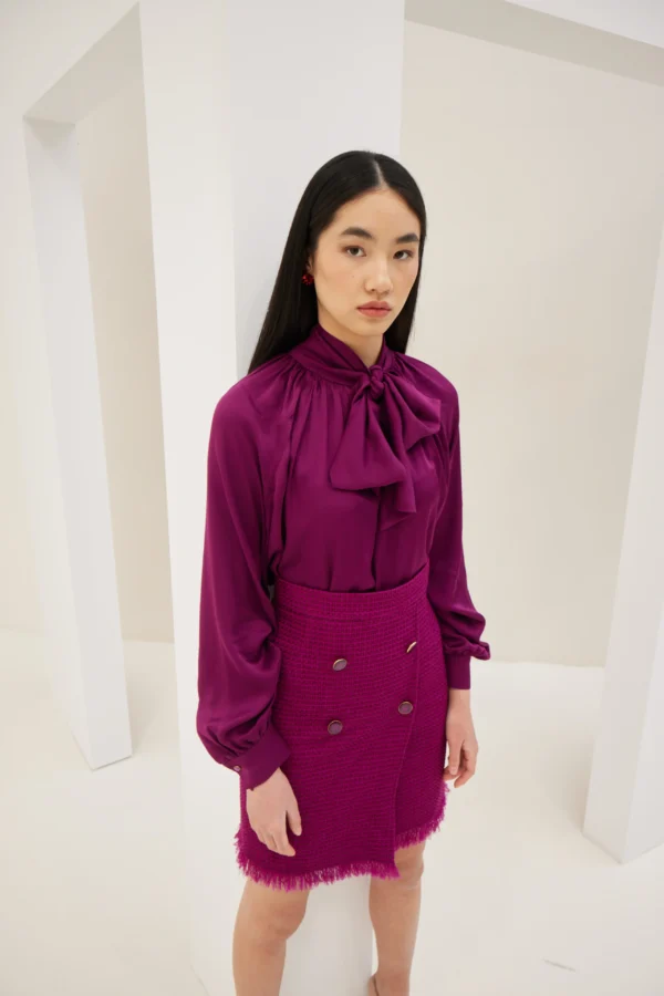 Μπλουζά με Φουλάρι