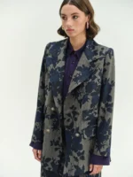 Oversized Φλοράλ Σακάκι