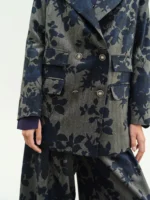 Oversized Φλοράλ Σακάκι