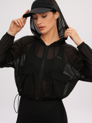 ALTRA VOLTA Sheer Hooded Jacket