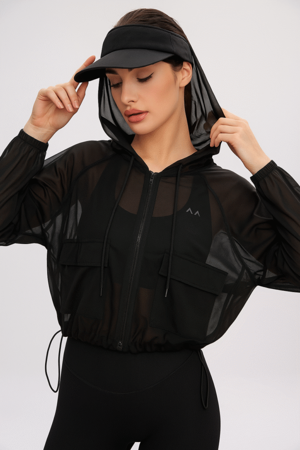 ALTRA VOLTA Sheer Hooded Jacket