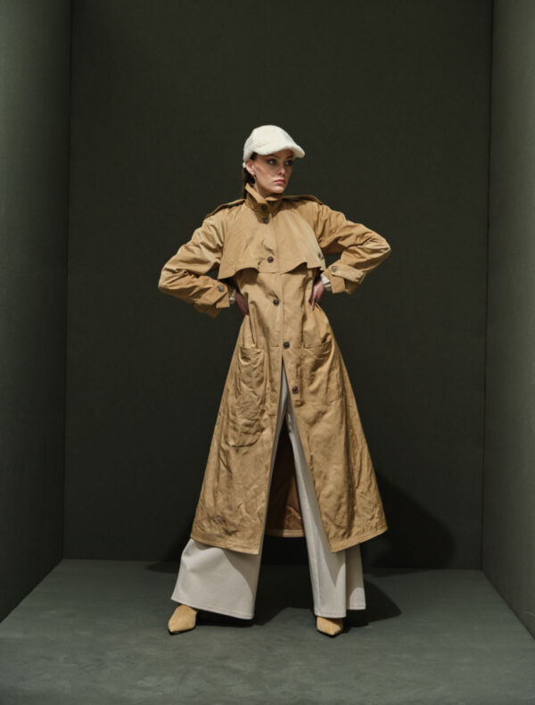 Κλασική μακριά καμπαρντίνα