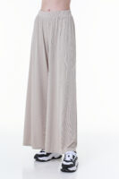 Beige Wide-Leg Pants