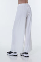 White Wide-Leg Pants