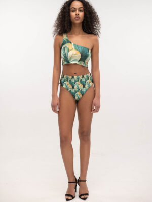 Bikini One Shoulder Coral Reef